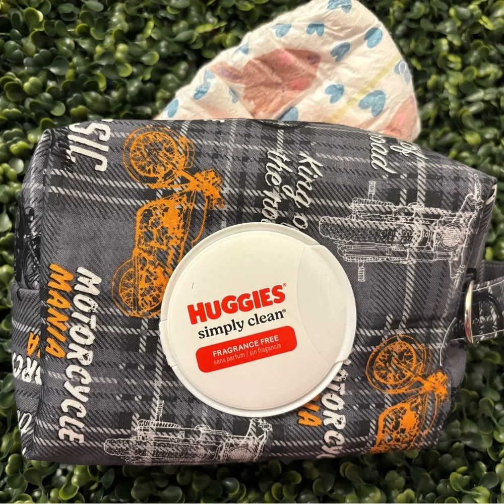 Huggies Kids Diaper Cover - Gray and Orange